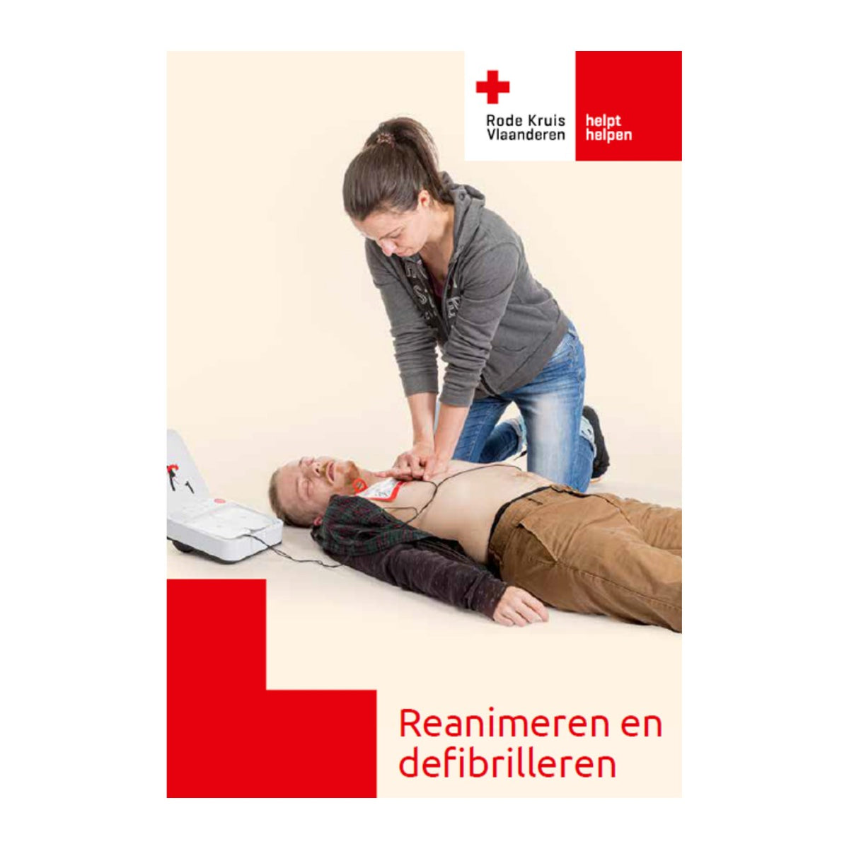 Cover van het handboek Reanimeren en Defibrilleren